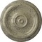 Ekena Millwork Traditional Ceiling Medallion (Fits Canopies up to 2 3/4"), 12"OD x 1"P, Castle Stone Crackle CM12TRCSC - alternate 1